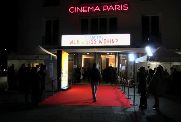 Filmpremiere Wer weiß, wohin? im Cinema Paris 2