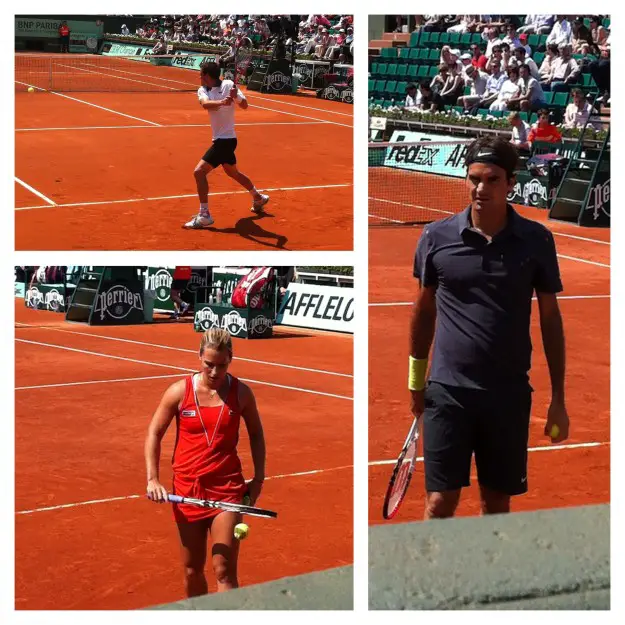 French Open Tag 2 - Tommy Haas und Roger Federer 2