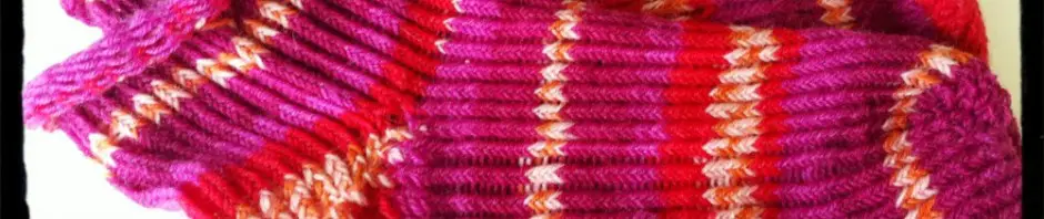 Socken stricken für Anfänger mit dem Strick-Ding