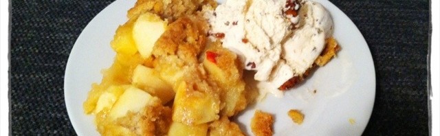 Anzeige – Türchen 19 – Rezept Apple Crumble + Giveaway