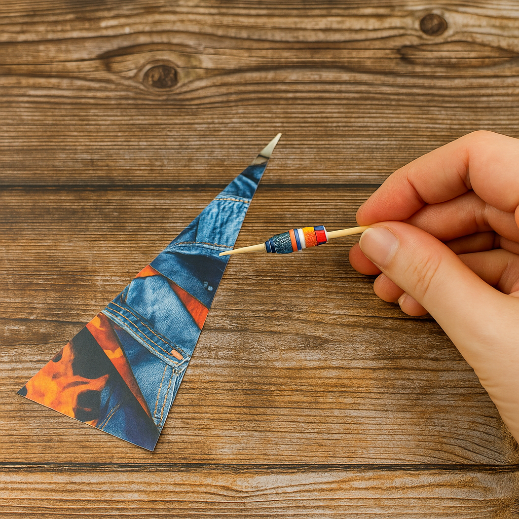 Anleitung: Perlen aus Papier basteln 6 Gratis Bastelanleitung - Perlen basteln aus Papier Upcycling