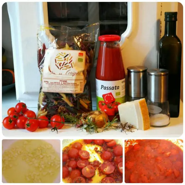 Rezept: Nudeln mit vegetarischer Tomatensoße 2