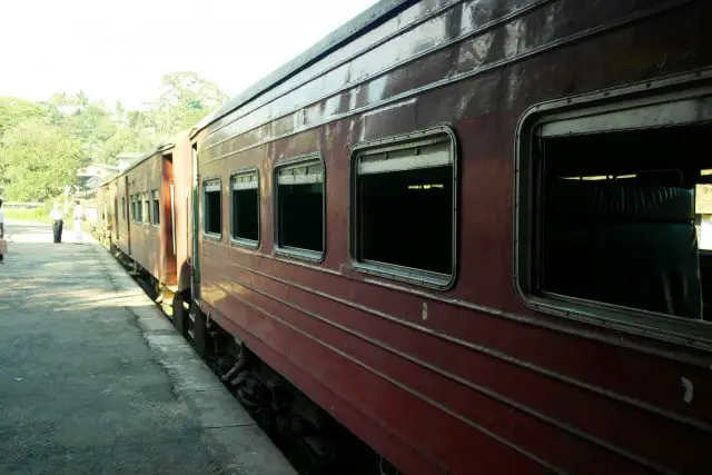 Zug fahren Sri Lanka 