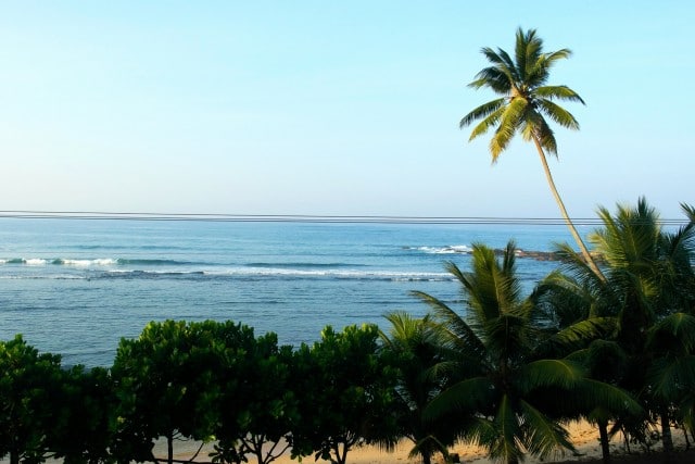 Unawatuna Blick aus Hotel Sanmira Sri Lanka