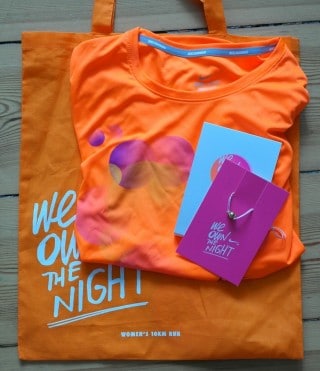 Nike Womens Run - We own the night Berlin 2013 goodie bag