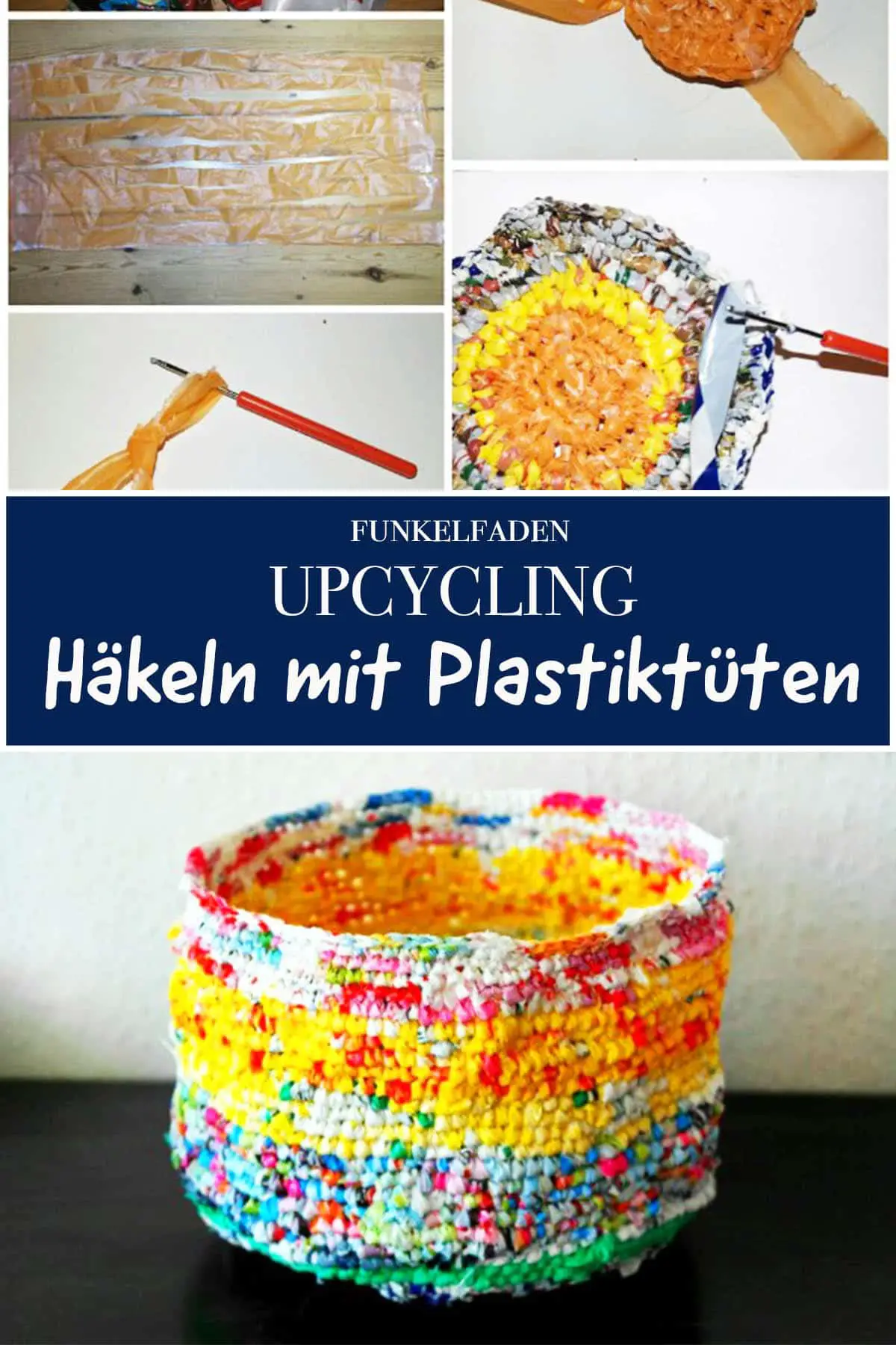 Upcycling - Häkeln mit Plastiktüten