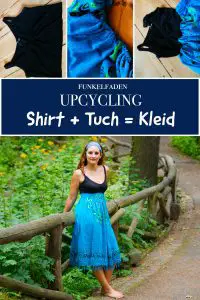 Upcycling - Shirt und Tuch Kleid nähen