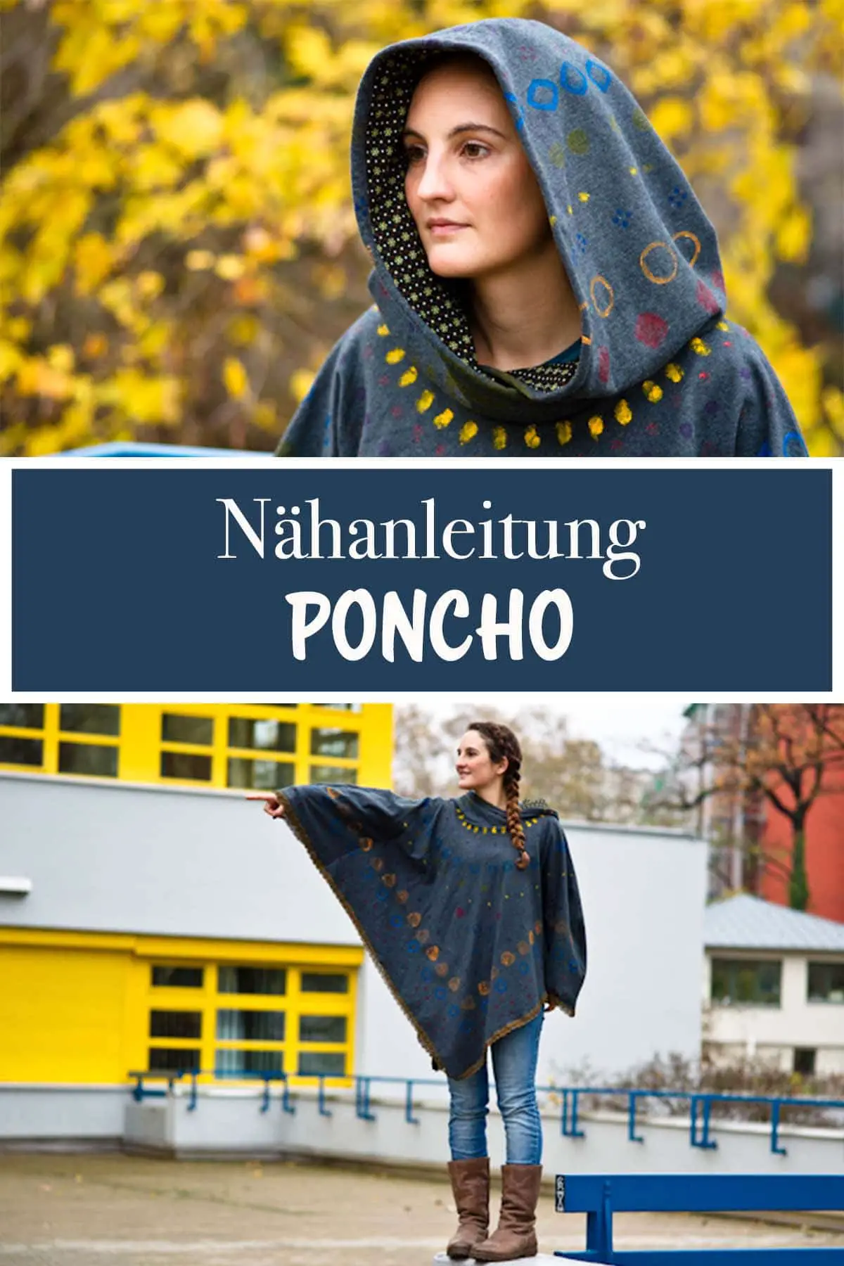 Kostenfreie Nähanleitung für einen Poncho