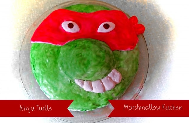 Ninja Turtle Marshmallow Kuchen