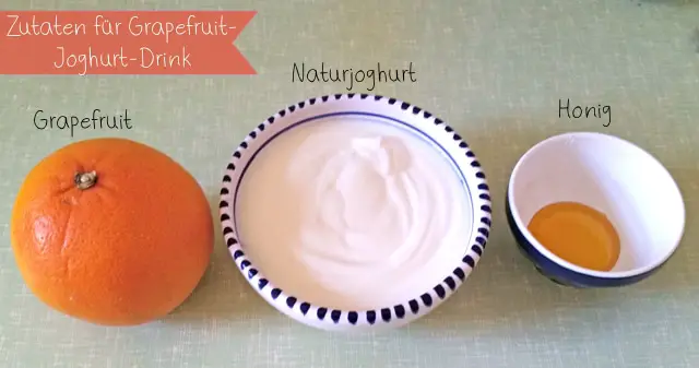 Zutaten-Grapfruit-Joghurt-Drink