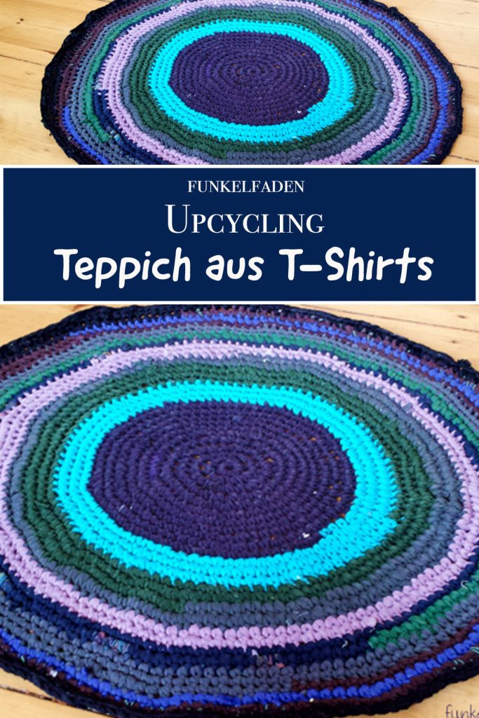 Teppich aus T-Shirts häkeln