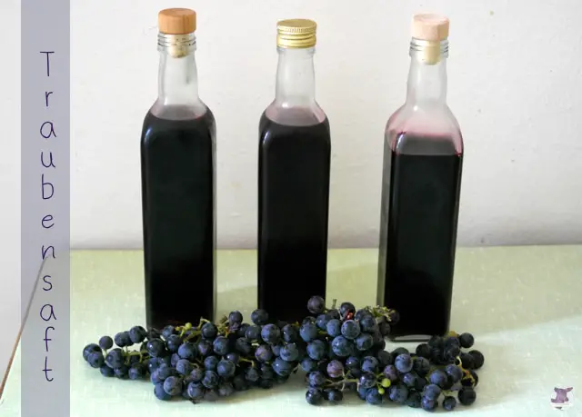 Traubensaft selber machen aus Weintrauben