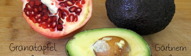 Gärtnern & Bloggen – Avocado und Granatapfel