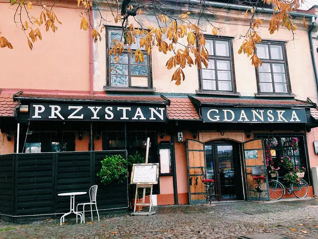 Kleines Restaurant in Danzig