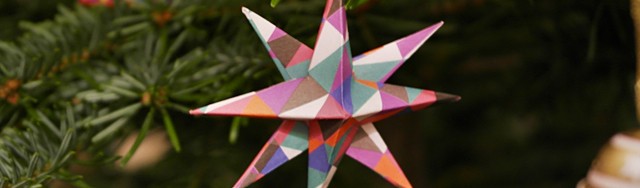 Anleitung – Einfache 3D-Sterne aus Papier basteln
