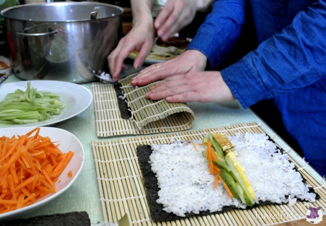 Vegetarisches Sushi-selber machen - Sushi Kurs