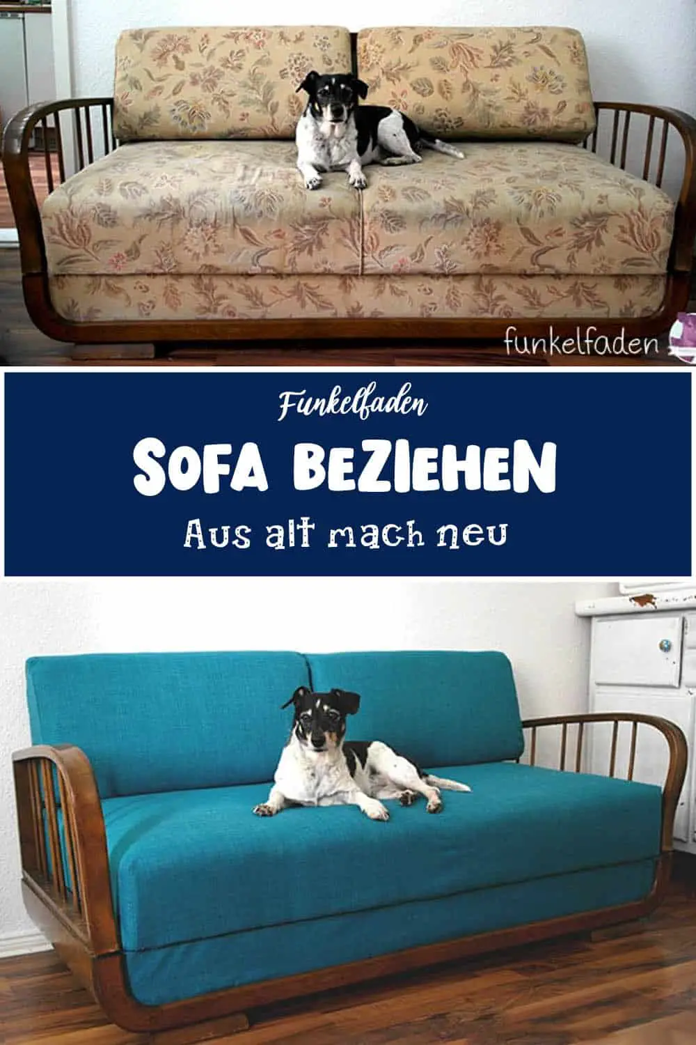 Sofa beziehen aus alt mach neu