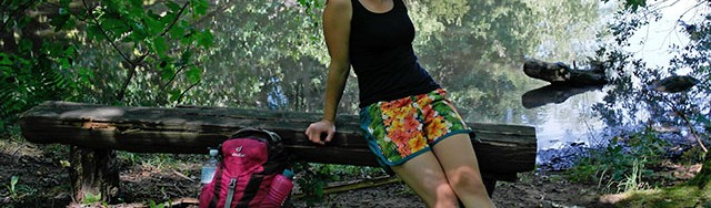 Genäht – Shorts & Shirt zum Wandern
