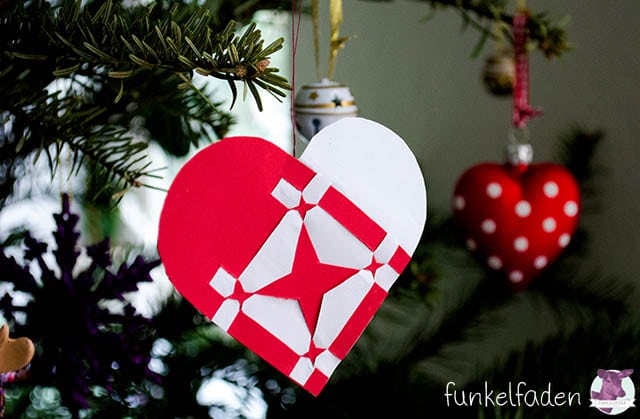 Herzen weben für Weihnachten