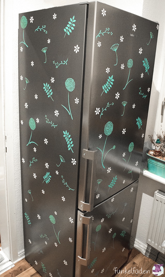 DIY - Kühlschrank mit individuellen Folien bekleben