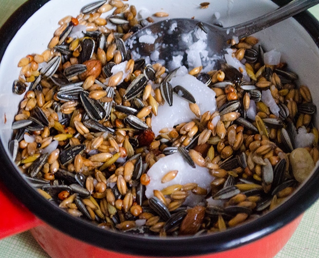 DIY - Vogelfutteranhänger selber machen