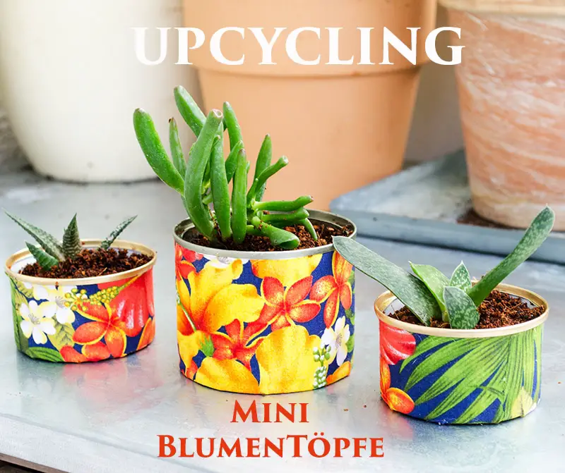 Upcycling - DIY Blumentöpfe selber machen