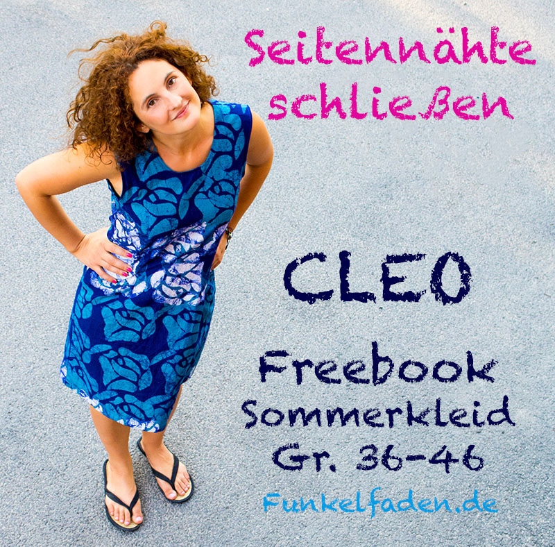 Sew Along - Kleid nähen - Seitennähte schließen 