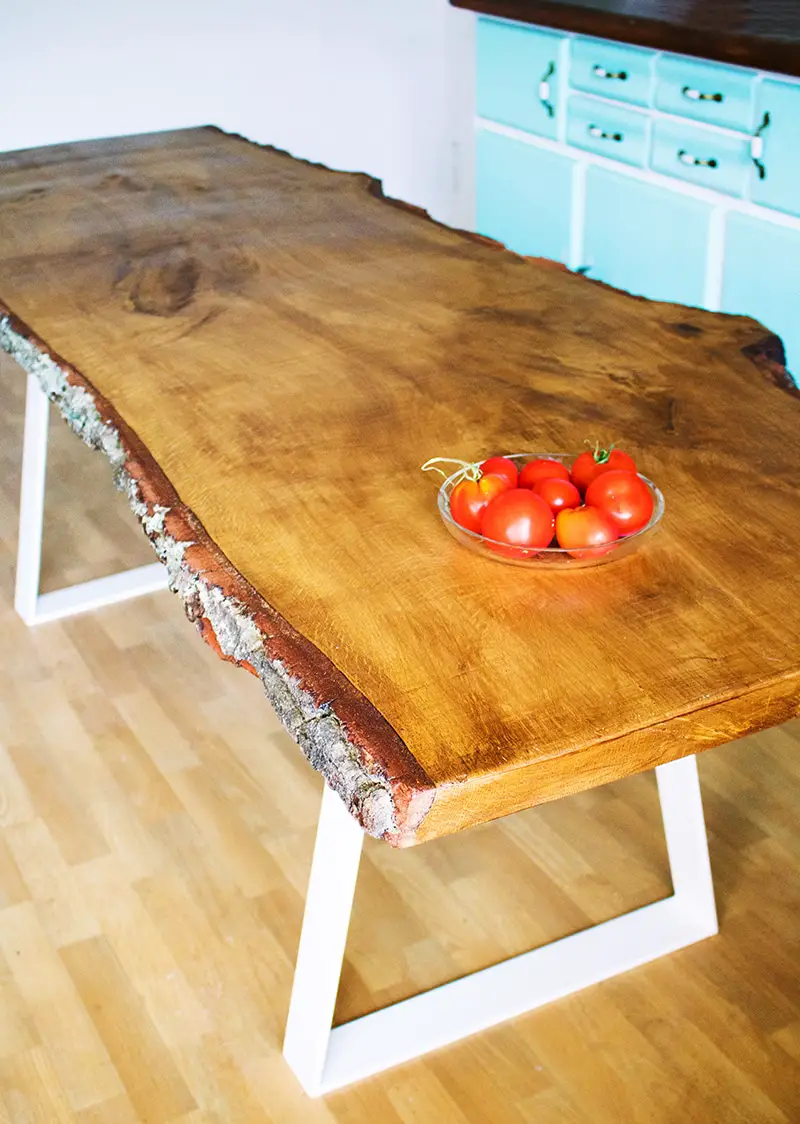 Anleitung Designer Tisch Mit Massiver Tischplatte Selber