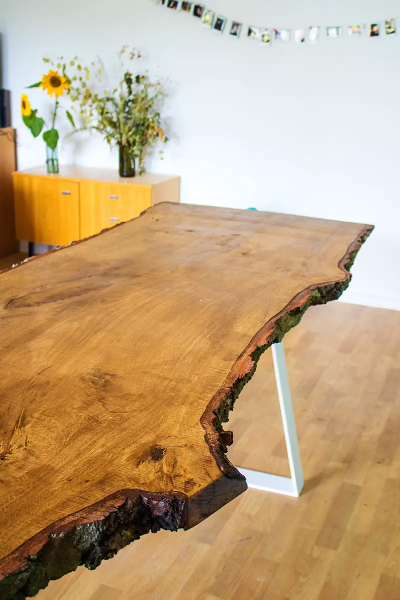 Anleitung Designer Tisch Mit Massiver Tischplatte Selber
