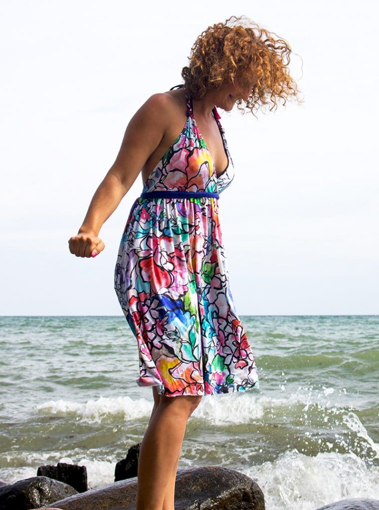 Freebook - Sommerkleid aus Jersey nähen