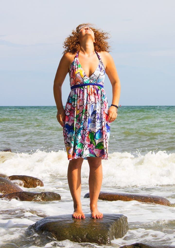 Freebook - Sommerkleid aus Jersey nähen