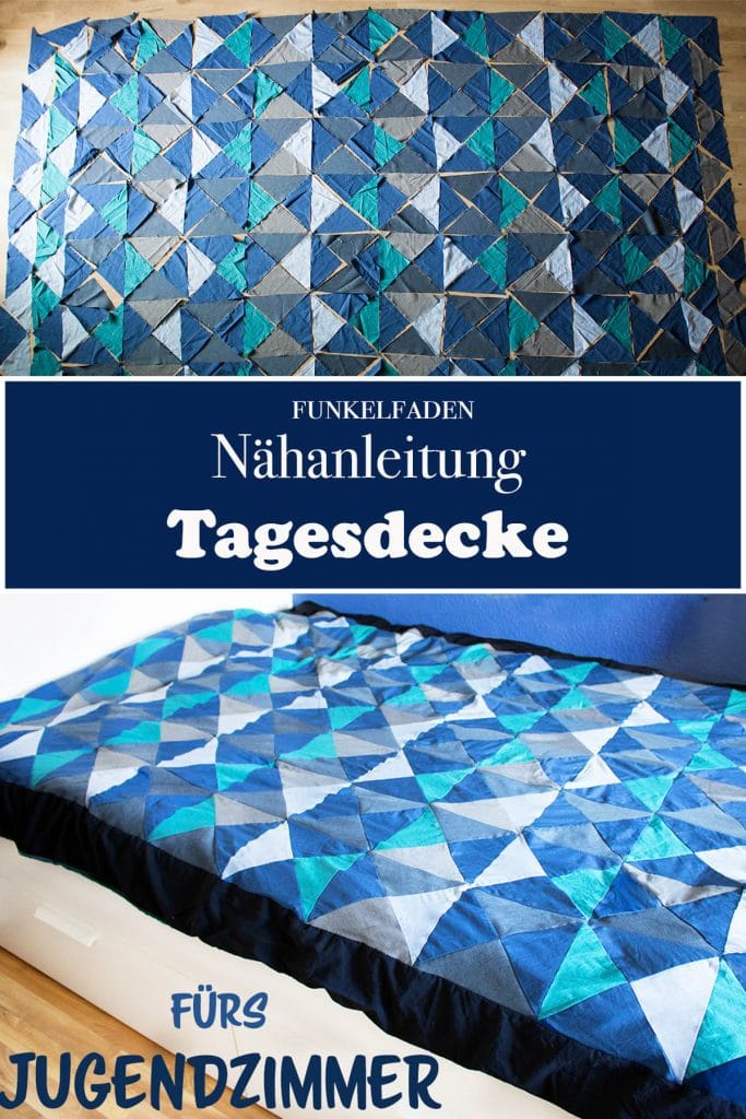 10 Einfache Nähideen für Anfänger 46 Nähideen für Anfänger - Tagesdecke