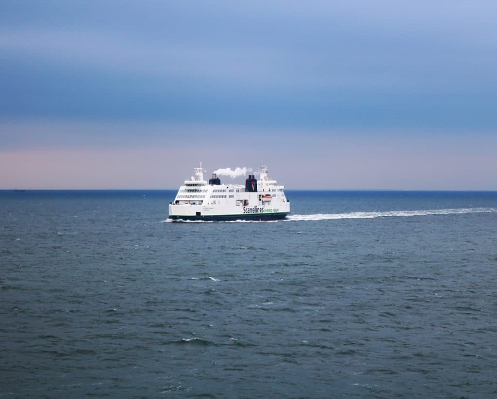 Auf der Fähre von Puttgarden nach Rødby