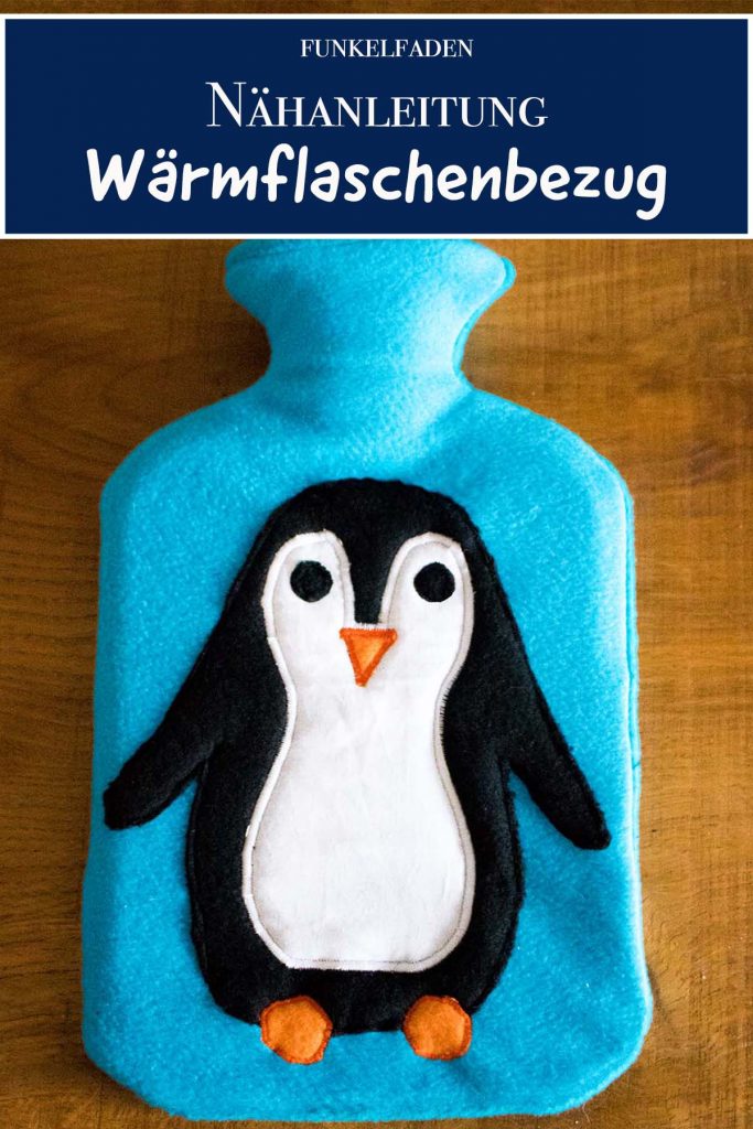 Nähanleitung - Wärmflaschenbezug mit Fuchs nähen 43 Kostenlose Nähanleitung - Wärmflaschenbezug mit Pinguin