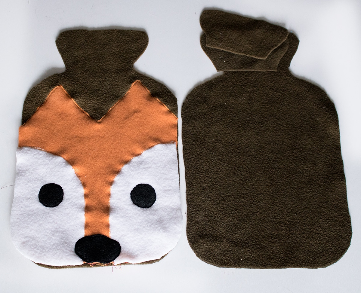 Nähanleitung - Wärmflaschenbezug mit Fuchs nähen 49 Wärmflaschenbezug Fuchs nähen Anleitung