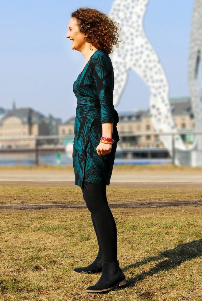 Wickelkleid nähen nach Schnittmuster in Berlin