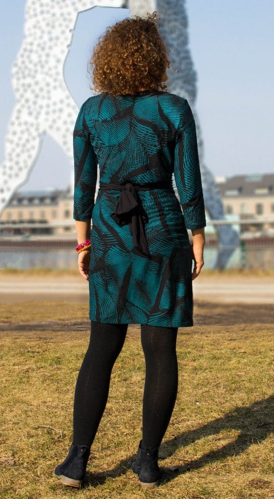 Wickelkleid nähen nach Schnittmuster in Berlin