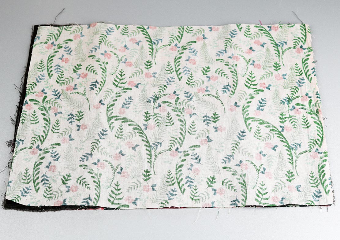 Anleitung Buchhülle nähen