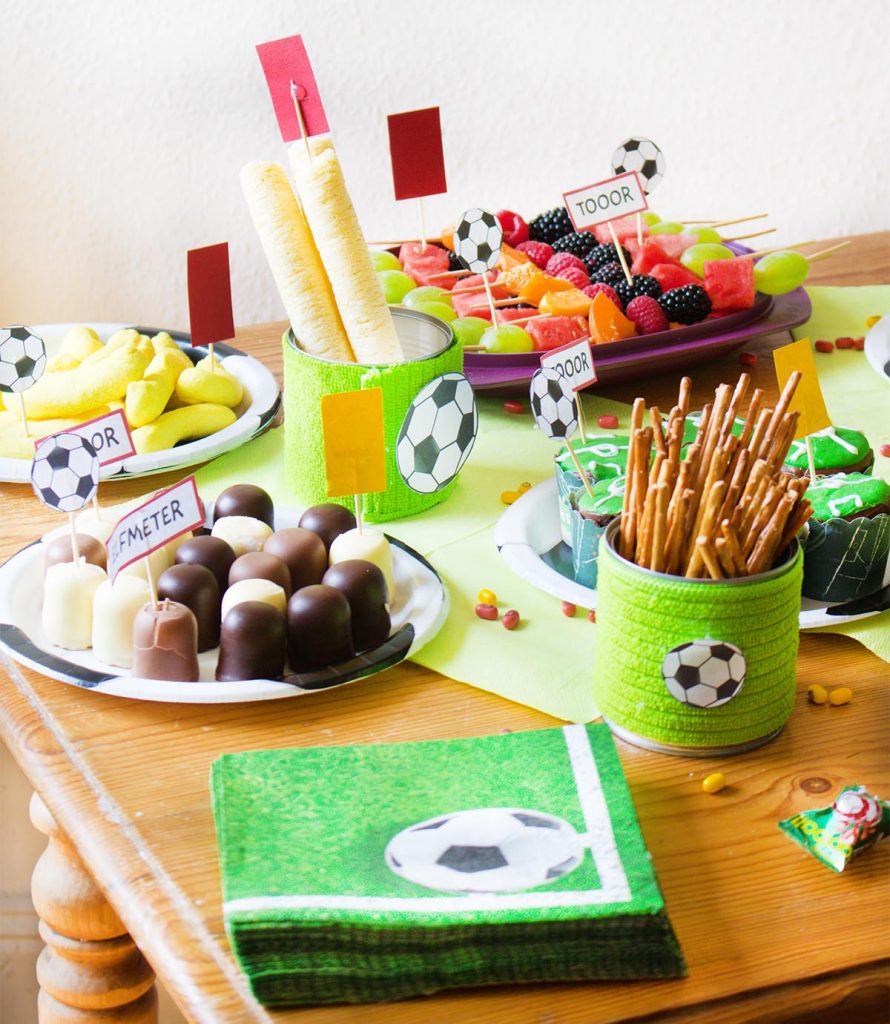 Fussball Snacks Ideen