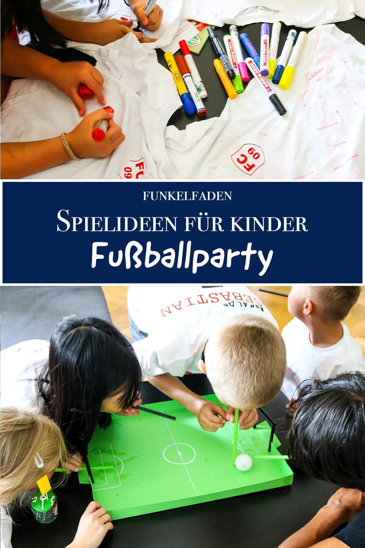 Fußball-Party Kindergeburtstag – Indoor Aktivitäten