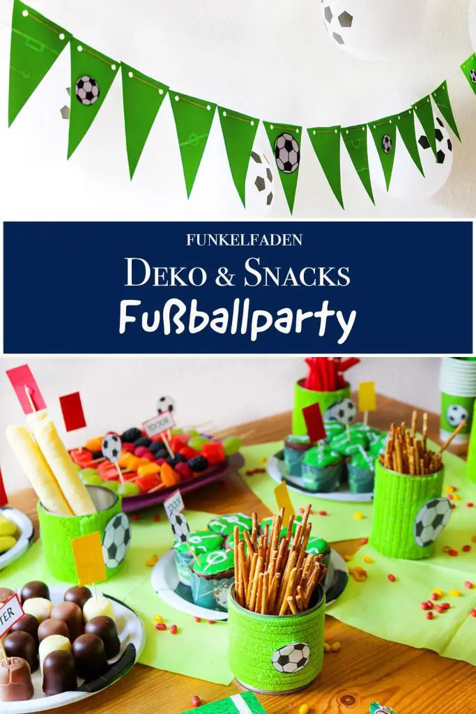 DIY-Ideen für die Fußball Party - Snacks und Food