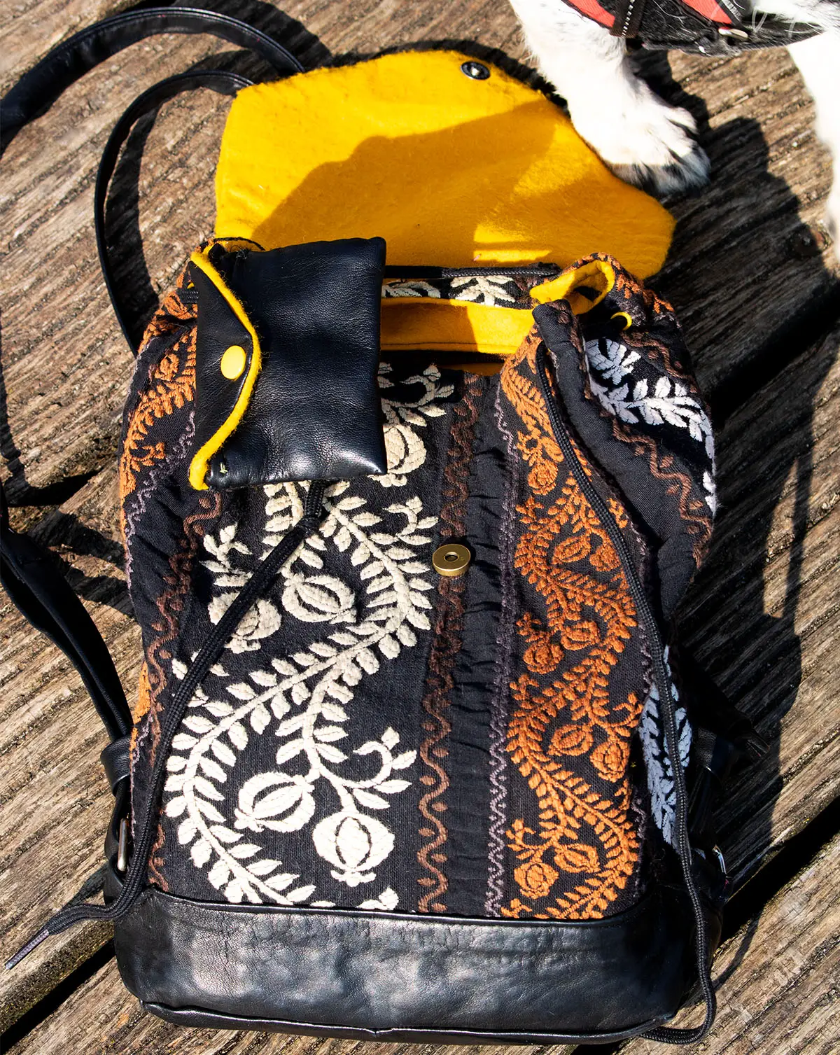 Nähen - Herbstlicher Delari Bag 2 Rucksack 3