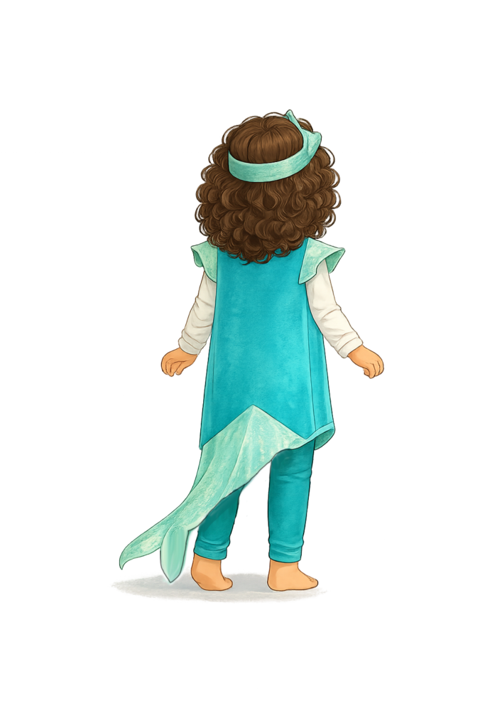 Meerjungfrau Kostüm Nähen Funkelfaden