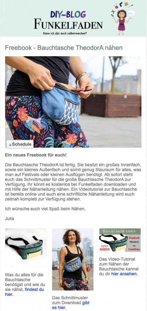 Funkelfaden Newsletter