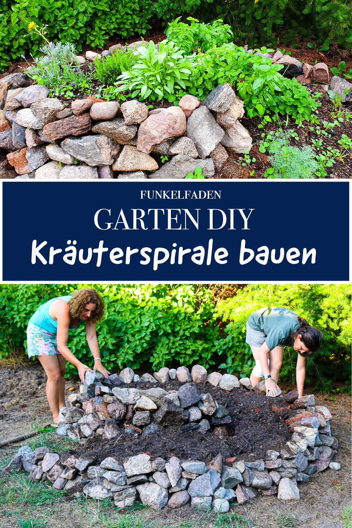 Anleitung Kräuterspirale bauen im Garten - Ganz einfach und kostenlos