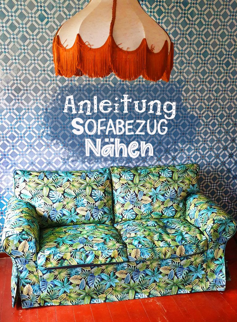 Anleitung Sofa beziehen Sofa Bezug nähen für Ikea Ektorp