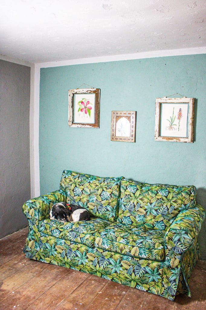 Upcycling Ikea Ektorp Sofa neu beziehen
