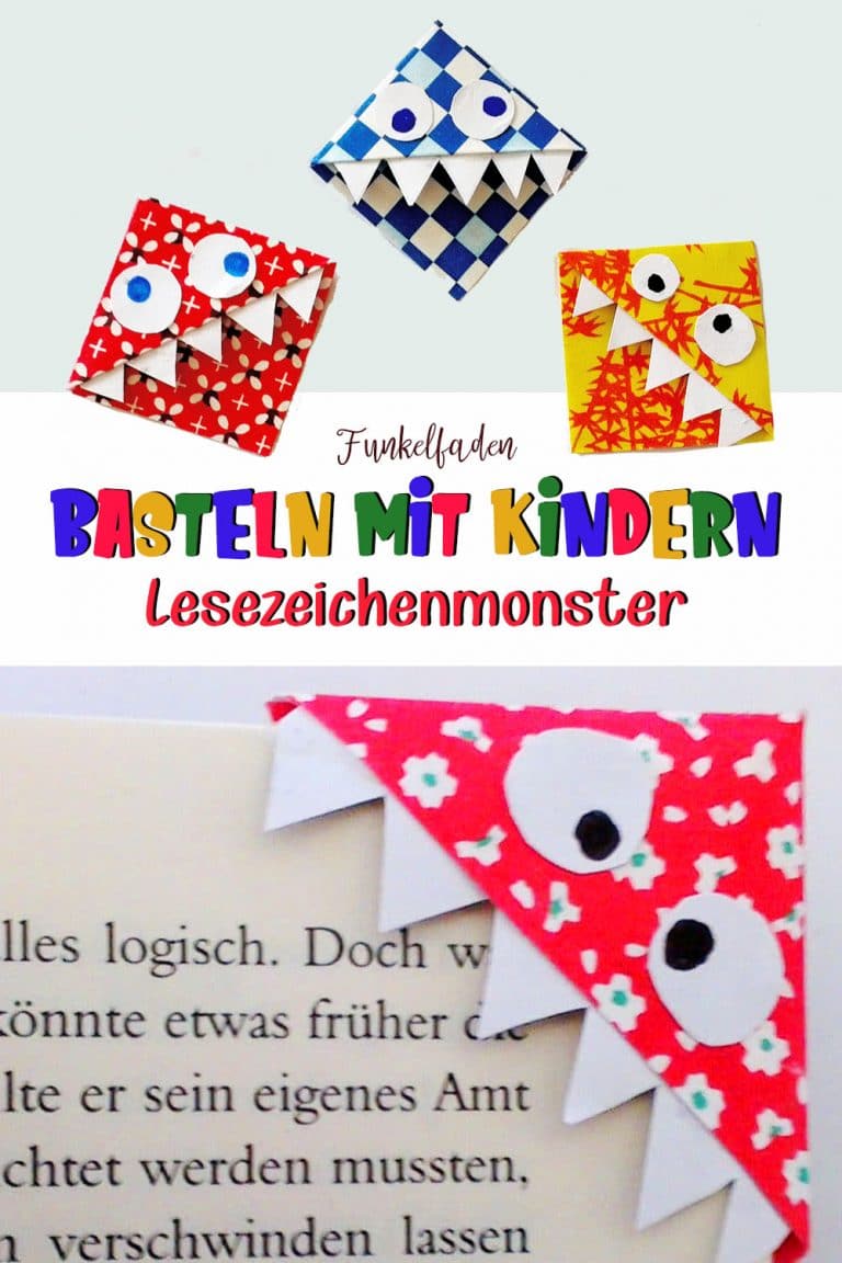Basteln mit Kindern - 10 einfache Bastelideen - Funkelfaden