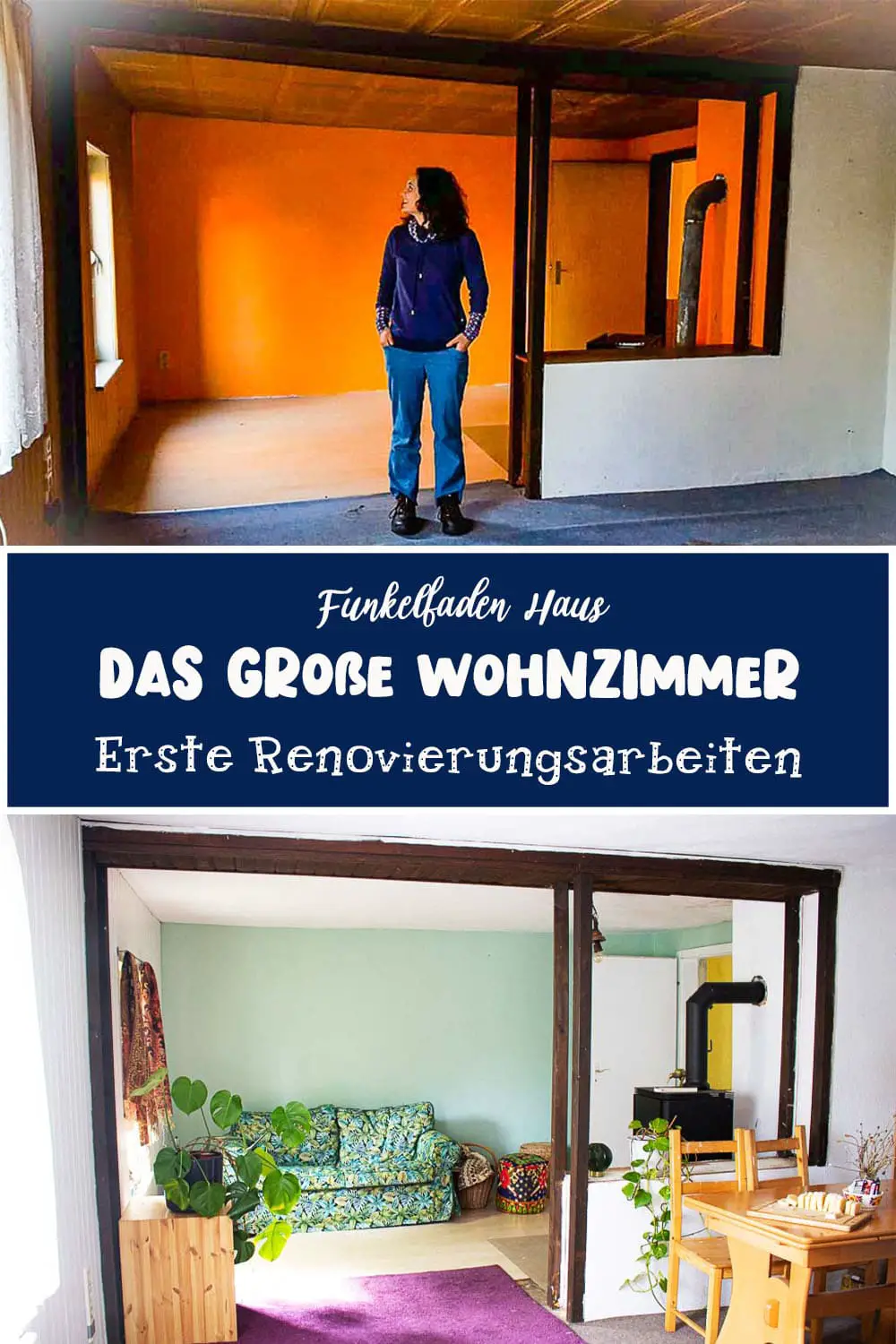 Funkelfaden Haus – Das große Wohnzimmer renovieren