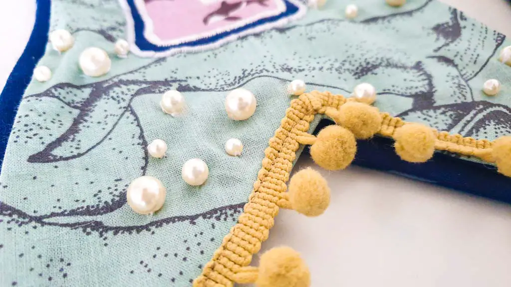 Babygeschenke nähen - Wimpelkette nähen mit gratis Vorlagen  zum Thema Wasser / Meerjungfrauen